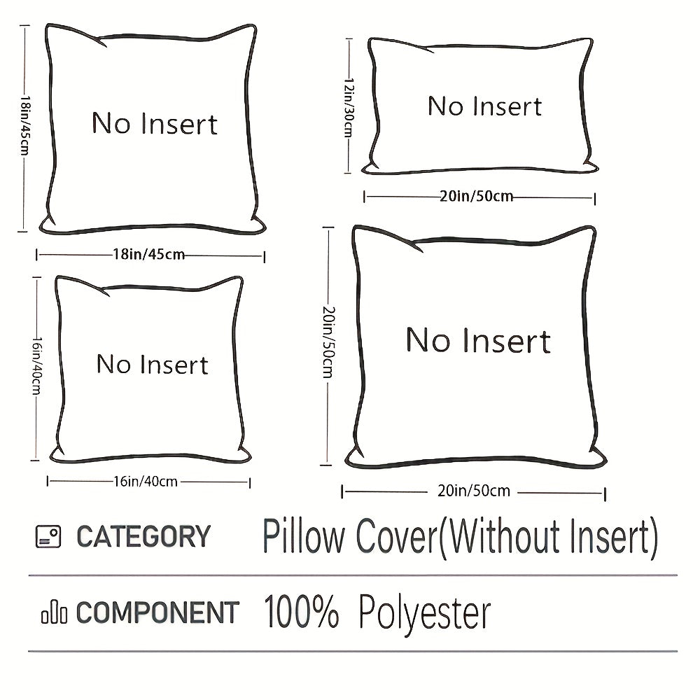 Set of 3 Orange Corduroy Throw Pillow Covers with a French-Style Striped Design, Available in Sizes 12X20 Inches, 18X18 Inches, And 20X20 Inches. These Gradient Series Decorative Pillowcases Are Perfect for Your Couch, Sofa, Or Bedroom