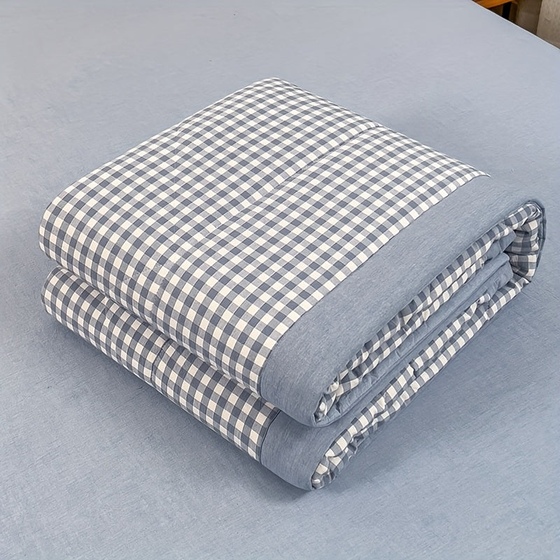 On The Bed Comforter Soft Comfortable Air Condition Thin Quilt | Summer Queen King Size | Machine Washable Single Double