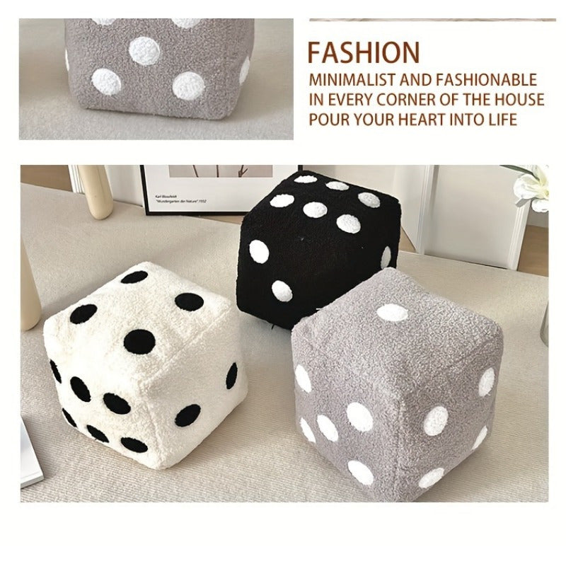 One Piece of Dice-Shaped Pillows, Ideal for Home Decor, Couch Cushions, The Perfect Companion for Stress Relief, Bringing Joy to The Family.