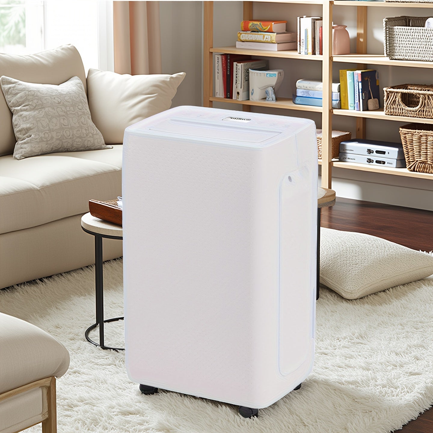 Dehumidifier, 68OZ (323 sq. ft)\u002F152OZ (1500 sq. ft)\u002F169OZ (1800 sq. ft) Water Tank, with Humidity Display, Auto Shut Off, Relaxing 7 Color Ambient Light, Quiet with Auto Swing, Ideal for Bedroom, Basement, Whole House