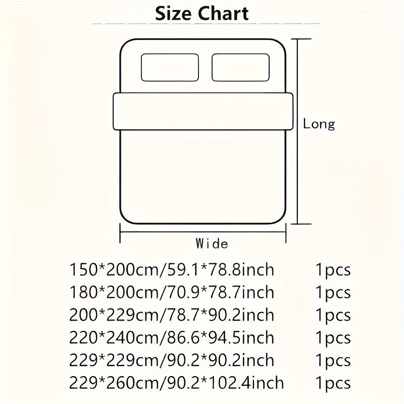 Lightweight Breathable Gauze Quilt - All-Season, Soft Skin-Friendly, Bedroom Decor Versatile Cover, Machine Washable No Fade