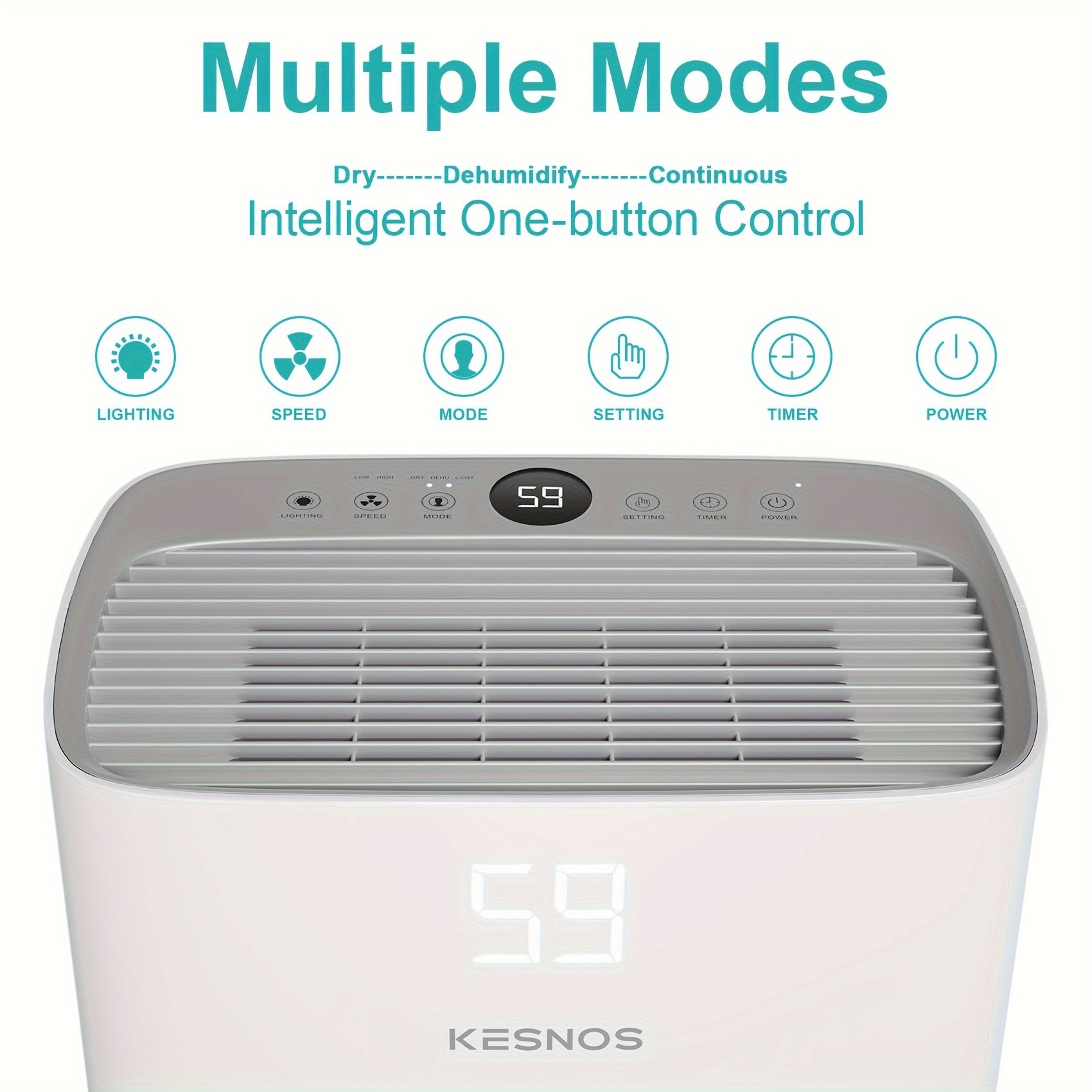 5499 Sq. Ft Large Dehumidifier for Home with Drain Hose