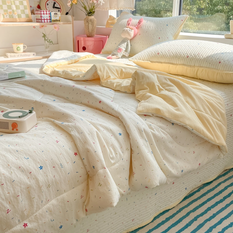 1\u002F3pcs Small Fresh Rural Style Thin Blanket | Polyester Fiber, Machine Washable, Versatile All Season, Ideal for Bedroom, Dorm, Camping