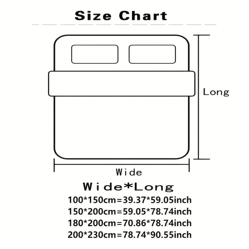 New Printed Summer Quilt with a Double-Layer Gauze Floral Pattern, Lightweight And Comfortable for Summer. Soft, Breathable, And Skin-Friendly, Suitable for Use in Bedrooms, Dorms, Guest Rooms, And on Sofas. (Single Lightweight Quilt