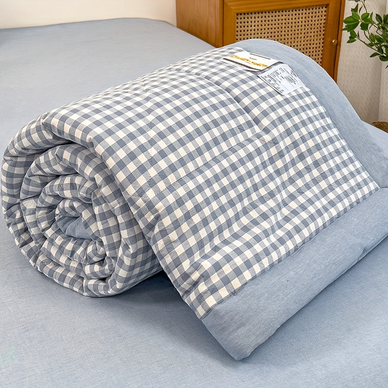 On The Bed Comforter Soft Comfortable Air Condition Thin Quilt | Summer Queen King Size | Machine Washable Single Double