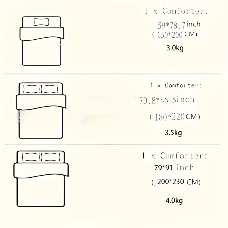 1pc Ice Silky Fiber Summer Quilt | Lightweight, Breathable, Cooling Design, Machine Washable, Ideal for Bedroom, Guest Room, Travel - Embroidered Polyester Cover and Lining