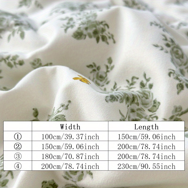Lightweight Floral Blanket Cooling Dot Summer Quilt, Lightweight Blanket with Floral Prints, Made of High-Quality Polyester Fabric And Ultra-Fine Fiber Filling, Suitable for Bedrooms, Hotels, Guest Rooms, And More