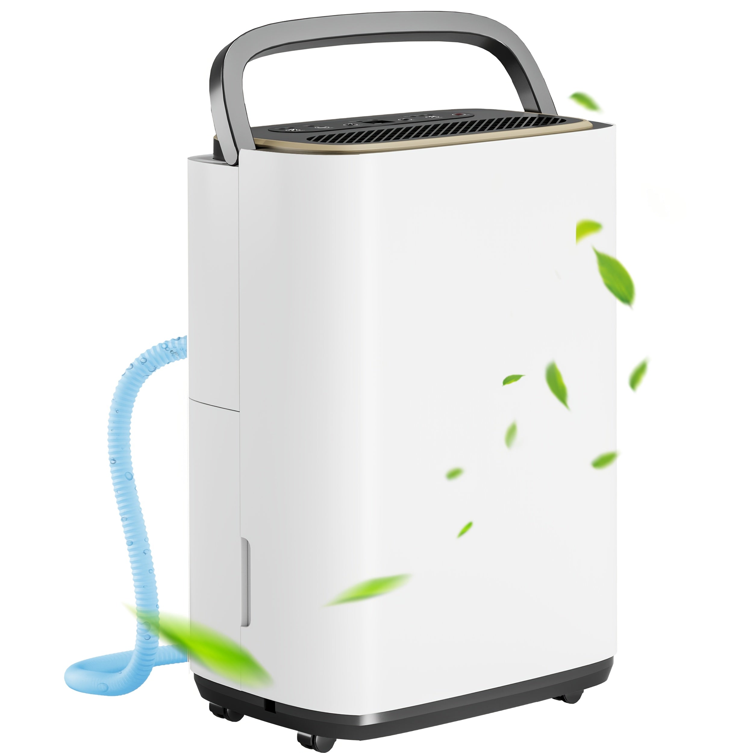 3000 Sq. Ft. Dehumidifier, 50PT\u002F24H Residential Dehumidifier with Hose, Dehumidify\u002FDry\u002FAir Delivery Mode, Humidity Display, Timer, Drain Hose